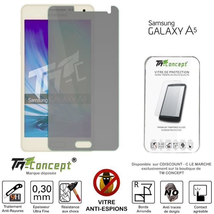 Protection d'écran pour smartphone TM Concept Verre trempé pour