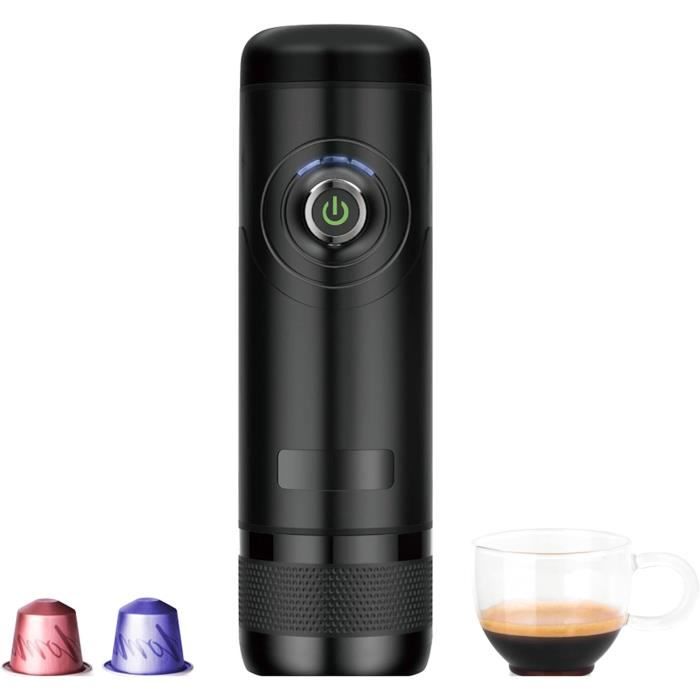 Machine à Expresso Portable Mocoli Batterie 12V - Café Voyage Camping Voiture, 20 Bars Pression Machine A Café Portable