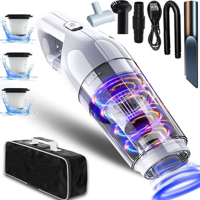 Aspirateur à main GENERIQUE Decmay aspirateur à main, 8000pa aspirateur de table sans fil rechargeable, aspirateur de voiture 4000mah, 30min,pour poils Aspirateur à main GENERIQUE Decmay aspirateur à main, 8000pa aspirateur de table sans fil rechargeable, aspirateur de voiture 4000mah, 30min,pour poils