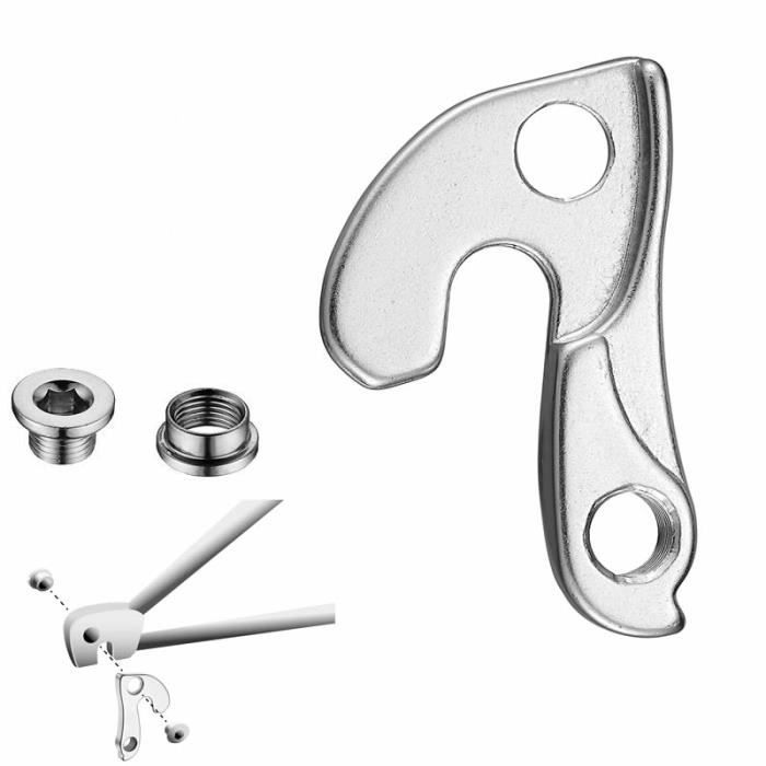 Patte de dérailleur GH-123 pour vélo UNION avec set de vis inclus