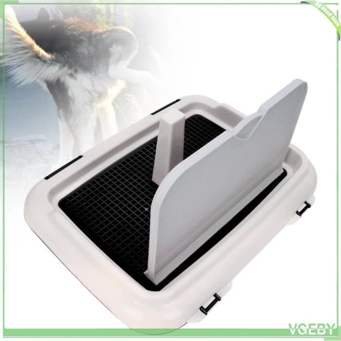 Meilleurs prix pour Toilette Chiot avec Bac à Litière pour Entraînement Chiens et Chats - Plastique - Blanc - Petit - Chien