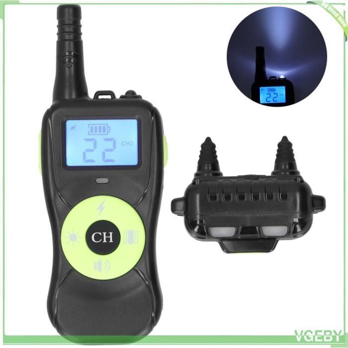 Comparer les prix de Collier anti‑aboiements pour chien Collier de Dressage de Chien Collier Léger Rechargeable à animalerie