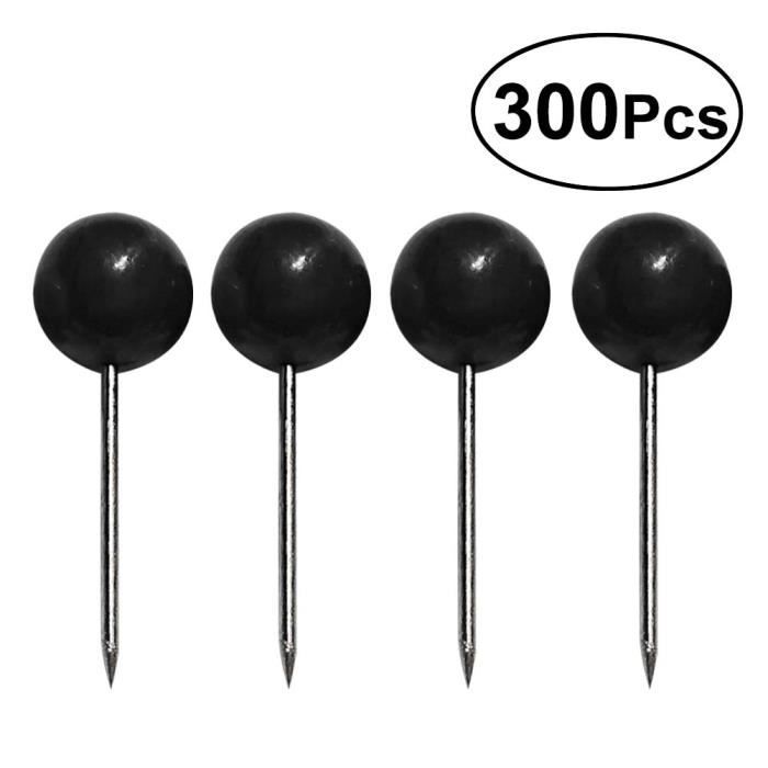 400 Punaises à Tête Ronde Dorées – Pour Cartes, Tableaux, Décoration Bureau Ou école, En Plastique Et Acier - 4