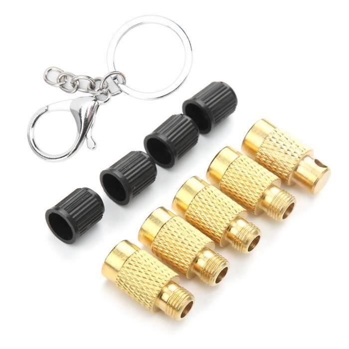 Lot De 4 Valves De Dégonflage Pneus Automatiques - Réglable 10-30 PSI Pour Voiture, VTT, Camping-car