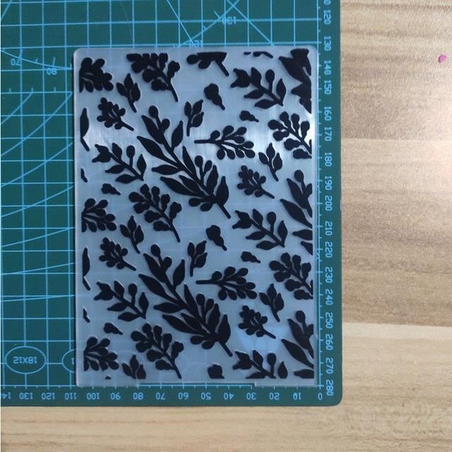 Lot De 6 Moules De Gaufrage En Plastique Pour Bricolage, Dossiers