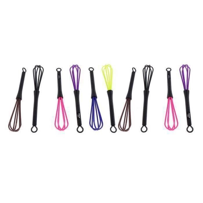 Fouet Cuisine 5pcs En Plastique Salon De Coiffure Coiffure Couleur De Cheveux Crème Fouet Plastique
