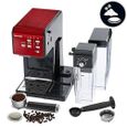 Breville Prima Latte II machine à café espresso, latte et cappuccino | pompe professionnelle 19 bars et mousseur à lait | rouge-1
