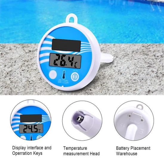 Thermomètre De Piscine Numérique à Distance Thermomètre De Piscine