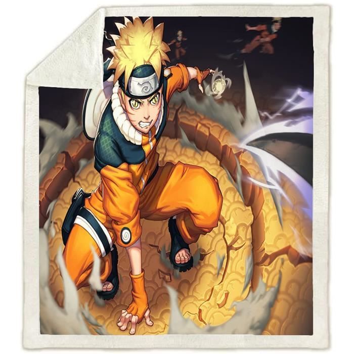 Couvertures Et Plaids Naruto - Impression en 3D - Disponible en Toutes  Saisons - Cadeau pour Les Fans D'anime 100x140cm[832] - Cdiscount Maison