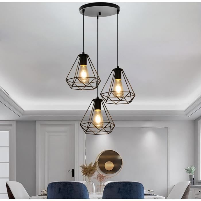 UNI Lampe Plafonnier Lune Etoile Suspension Luminaire pour Chambre