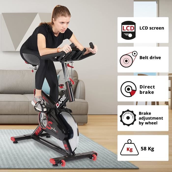 Velo D Appartement Limics24 Fitness Spider lectronique Spin