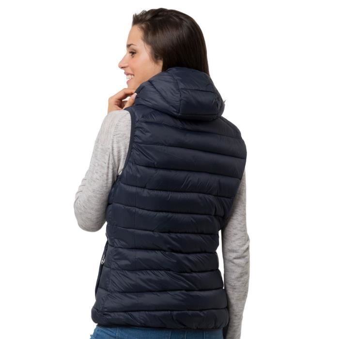 CANADIAN PEAK VISTA doudoune sans manches pour femme Bleu fonce Femme Bleu fonce Cdiscount Pret a Porter