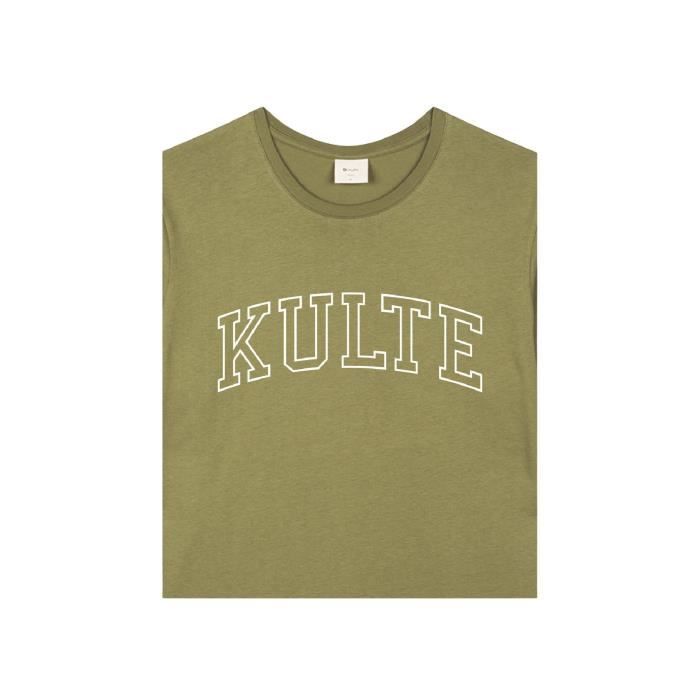 T shirt Kulte Corpo Athletic K46 vert khaki Vert khaki