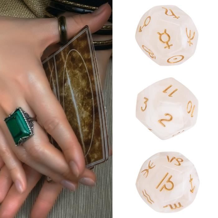 Anti Stress Bague De GarÃ§on Oracle Des Miroirs Sets De Dés 12