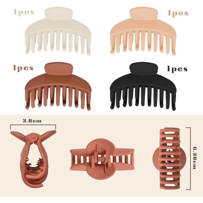 Lot De 4 Pinces à Cheveux Vintage - Barrettes Anciennes + Petits Accessoires Rétro, Occasion