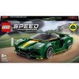 LEGO 76907 Speed Champions Lotus Evija, Voiture de Sport Jouet , Reduit avec Minifigure de Pilote de Course, Jouet pour Enfan-2