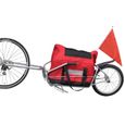 Remorque vélo mono roue avec sac Remorque de vélo Remorque de bicyclette Remorque à vélo-2