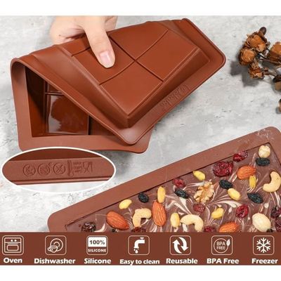 Acheter Mini barre de chocolat à 12 cellules, moule professionnel en Silicone pour bonbons, décoration de gâteau