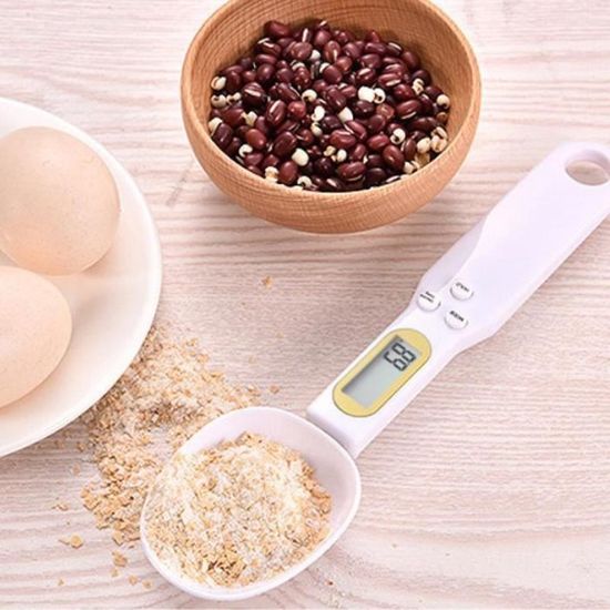 Balance De Cuisine Électronique Avec Cuillère 500g 0,1g - Écran LCD Et Unités Multiples