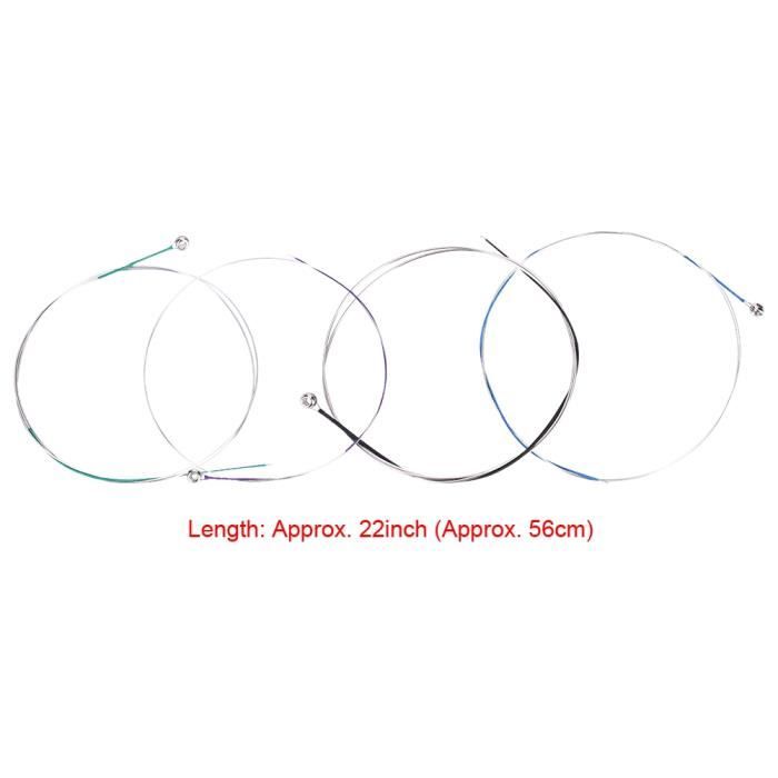 ROM Cordes En Acier De Violon Remplacement D'Instrument De Musique 4pcs - Cdiscount Instruments