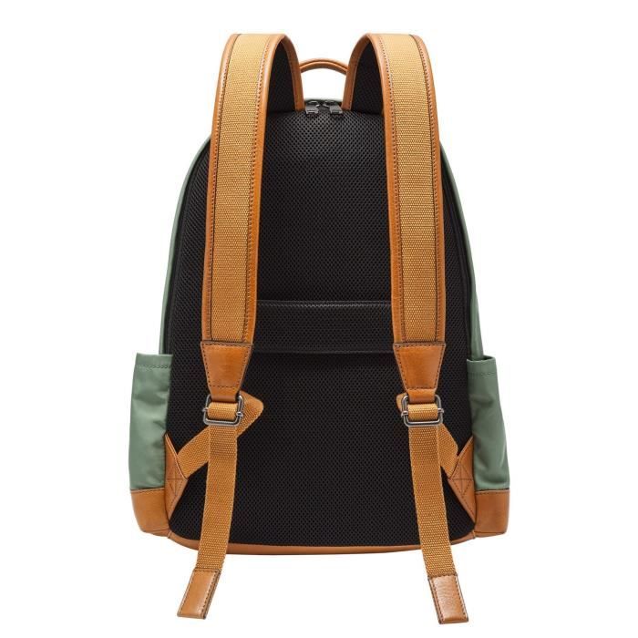 FOSSIL Buckner Backpack Sage 167629 Marron Cdiscount Bagagerie
