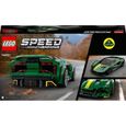 LEGO 76907 Speed Champions Lotus Evija, Voiture de Sport Jouet , Reduit avec Minifigure de Pilote de Course, Jouet pour Enfan-3