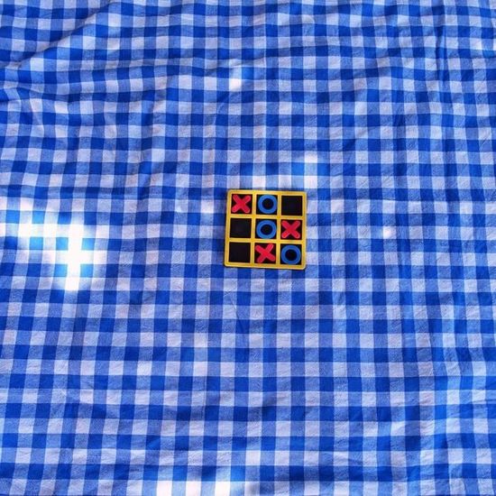 Nappe Au coeur de l'Alsace carreaux bleu ou rouge, carrée 155x155