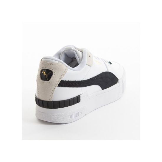 PUMA Baskets Cali Sport Heritage Blanc Femme Blanc - Cdiscount Chaussures