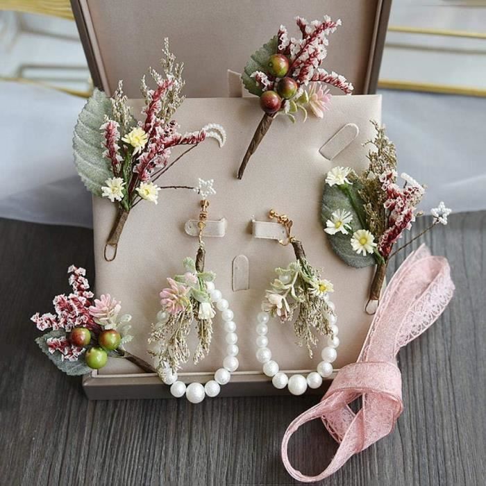 Mariage Diademe De Mariage Super Fleur De Fee Robe Cheveux Accessoires Maquillage Bijoux De Coiffage N 1 Coiffe Clip Bou H4427 1 couvre chef clip d oreille Achat Vente diademe
