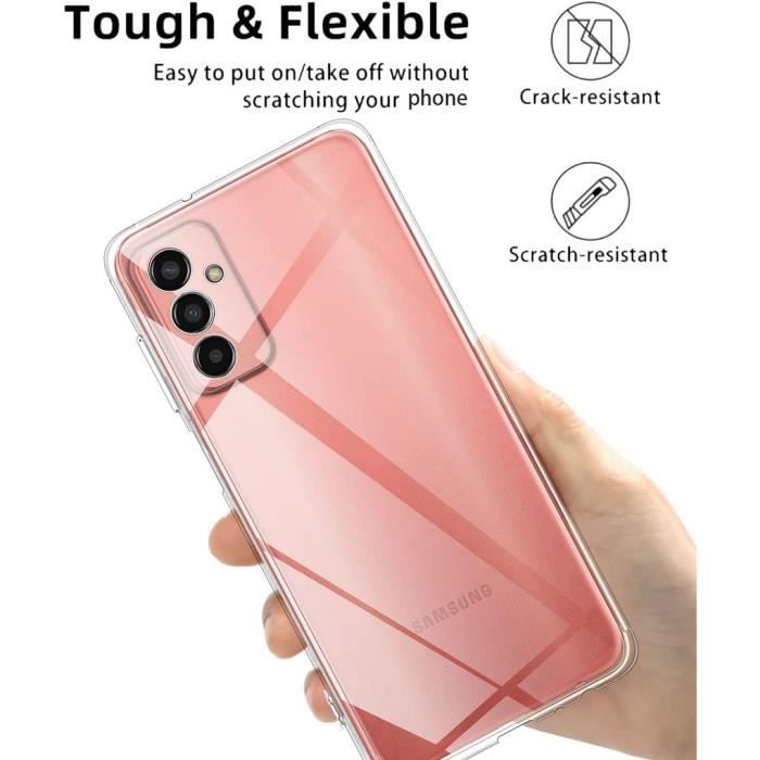 Coque pour Samsung M23 5G + 2 Verres Trempés, Pack Coque TPU Protection  Renforcée - Cdiscount Téléphonie