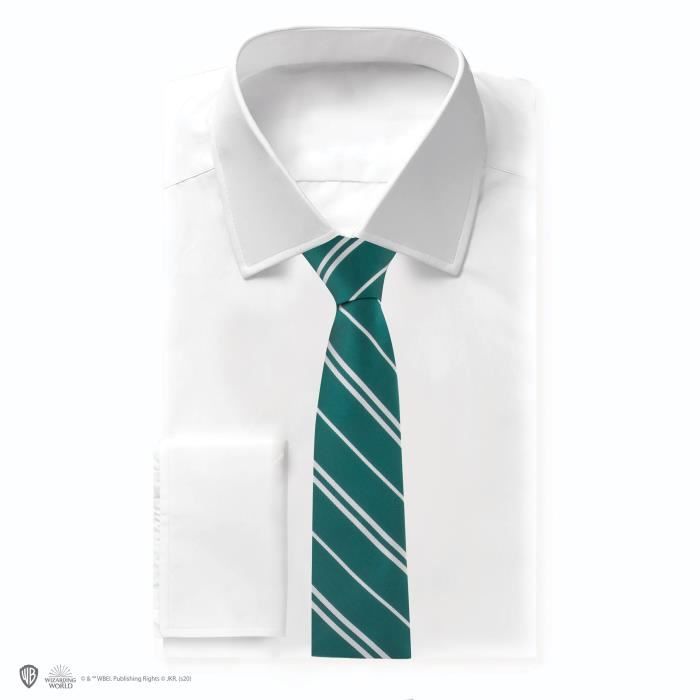 Cravate Adulte Serpentard logo tissé