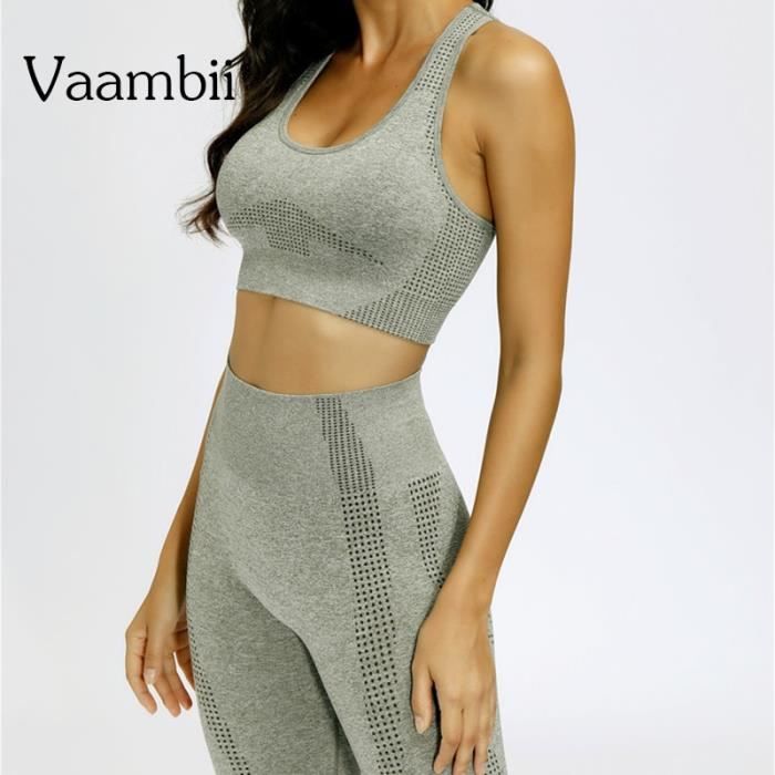 Textile Fitness Danse Vetements d entrainement pour Fitness vetements de Sport femmes vetements de Sport femmes 2 Type Pink set Blanc Cdiscount Sport