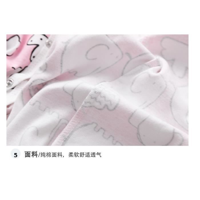 Pyjama pour Bébé Lot de 3 Combinaison en Coton Garçon Fille Grenouillères  Manche Longues 0-3 Mois Gris - Cdiscount Prêt-à-Porter