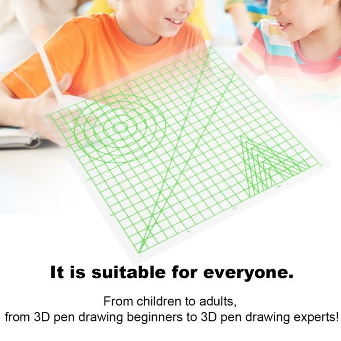 TMISHION accessoires de stylo 3D Impression 3D Pen Mat Creative ABS DIY  Dessin Modèle Pad Enfants Jouets Éducatifs