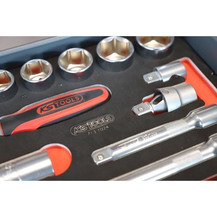 Coffret De Douilles KS TOOLS SCS 1/2 – 111 Pièces – Module Système 1/1