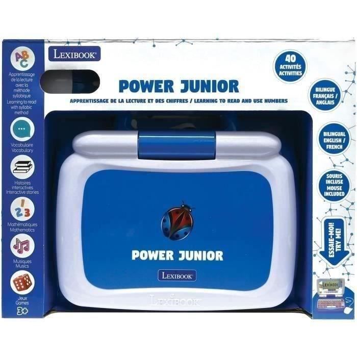 Ordinateur Portable Jouet éducatif Pour Enfants 3 Ans Et + - Apprentissage Alphabets, Chiffres, Musique, Jeux Interactifs (15,3x12,5 Cm)