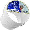 Adaptateur Tuyau Climatiseur Mobile pour Tuyau Évacuation Air Ø100/125 mm avec le Code Original TUYAU