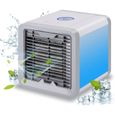 LuMeidz Mini climatiseur mobile avec refroidissement à eau - Ventilateur pour chambre - Déshumidificateur - Mini climatiseur s