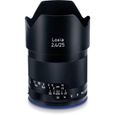 Objectif grand angle - Zeiss - Loxia 25mm f/2.4 - Ouverture F-2.4 - Monture E-0