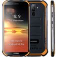 DOOGEE S40 Smartphone 4G Etanche Antichoc Antipoussière Débloqué 5.5 Pouces 4650mAh 32 Go Double sim GPS - Orange-0
