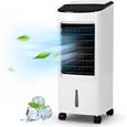 GOPLUS 7L Climatiseur Mobile avec Minuterie Refroidisseur d'Air Portable avec Oscillation Réglable,Ventilateur Froid avec 3