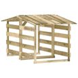 Pergolas avec toits en bois de pin imprégné - KEENSO - 100x90x100 cm - Résistantes à la corrosion-0