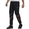 Jogging Homme Adidas Animal - Noir - Coupe Standard - Taille élastique - Imprimé Léopard - 100% Nylon-0