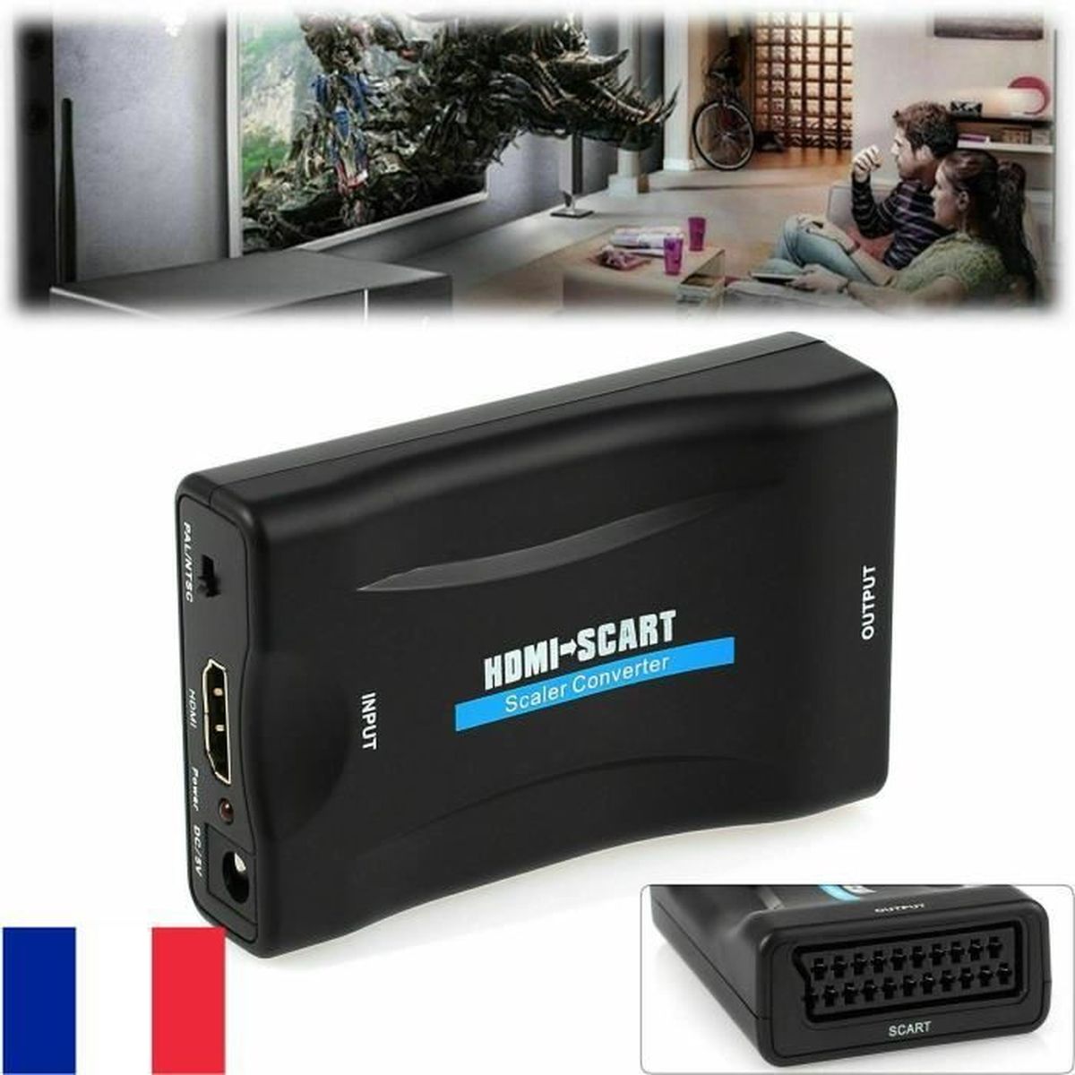 HDM68 Modulatore Modulatore HD HDM68 HDMI A RF VHF/UHF - 47-868 MHz Per Segnali Video Modulatore HDMI - 7
