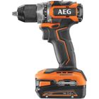 AEG POWERTOOLS AEG Perceuse visseuse Subcompact 18V BRUSHLESS BS18SBL-202C , 2 batteries Pro lithium 2,0 Ah, mandrin métal 13 mm, 65 Nm de couple
