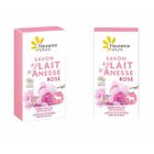 FLEURANCE NATURE Savon lait ânesse rose