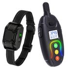 Lecheo Collier de Dressage pour Chien, Rechargeable Électrique Étanche, Portée de 750 m avec Mode Vibration, Bip, Choc et Lumière