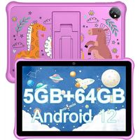 Tablette Tactile pour Enfants BLACKVIEW Tab A7 Kids 10.1" 5Go+64Go-SD 1To Android 12 Tablette Éducative-Contrôle Parental - Rose