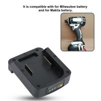 GOOD-JIA Pour Makita à pour Milwaukee Tool Convertisseur d'adaptateur de conversion de batterie au Lithium avec PCBA