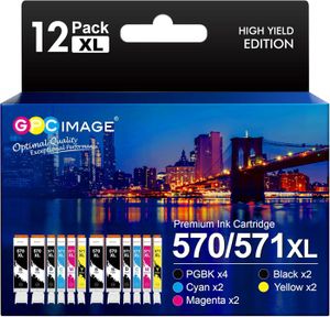 Lot De 20 Cartouches D'encre (5 Sets) Pour Canon PIXMA - Go Inks Compatible